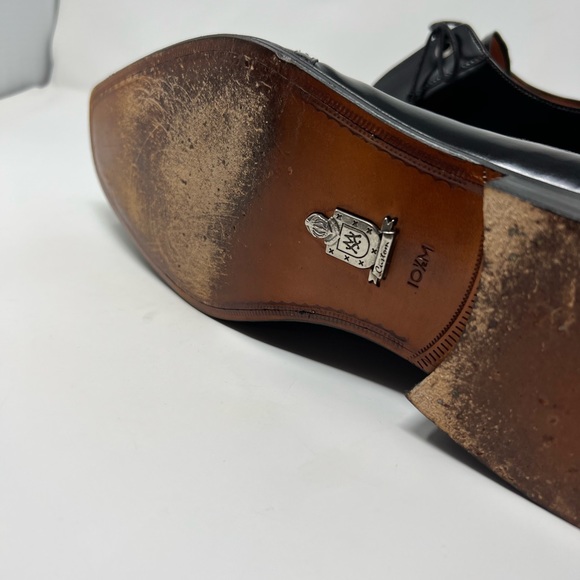 MEZLAN Classic Cap/Wing tip Dress shoes, 10 M, Black - Picture 6 of 10